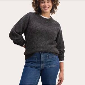Everlane Cocoon Crew Alpaca Sweater